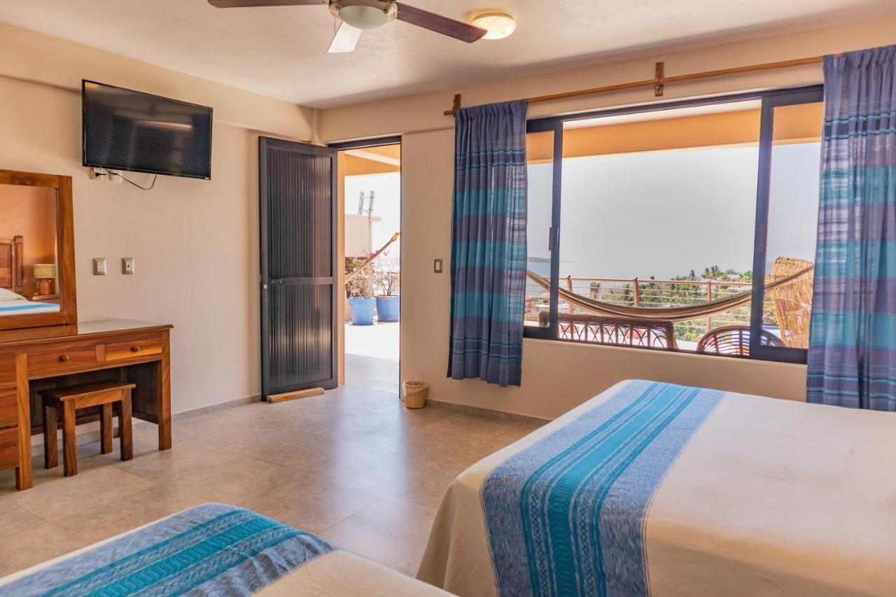 Hotel El Mirador プエルト・エスコンディード エクステリア 写真