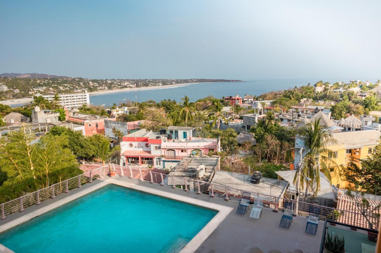 Hotel El Mirador プエルト・エスコンディード エクステリア 写真
